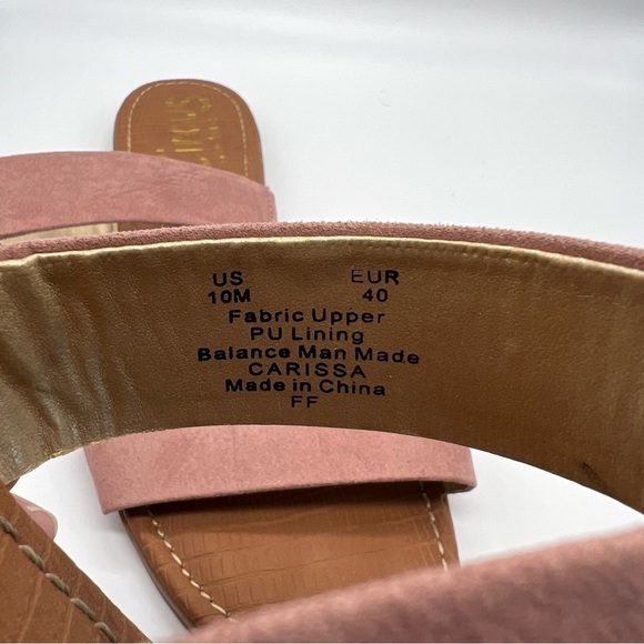 Circus By Sam Edelman Light Pink & Brown Sandals - Picture 7 of 9